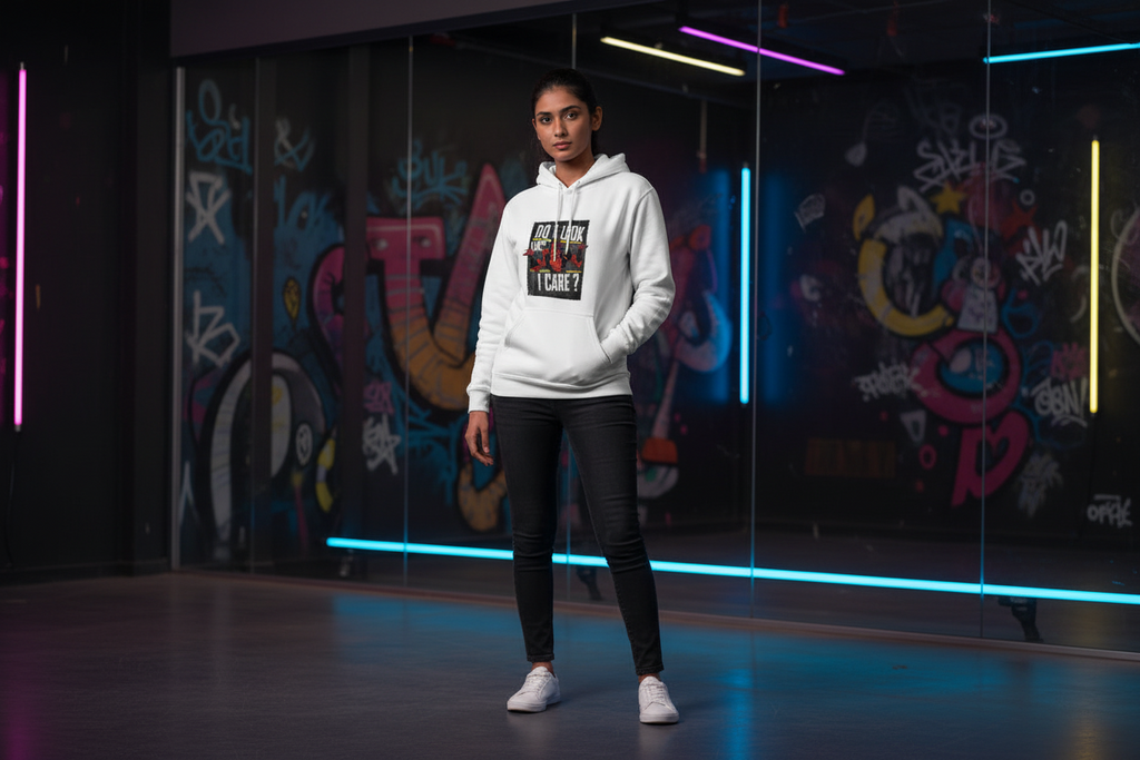 Do I look like I care  Graphic Unisex Hoodie