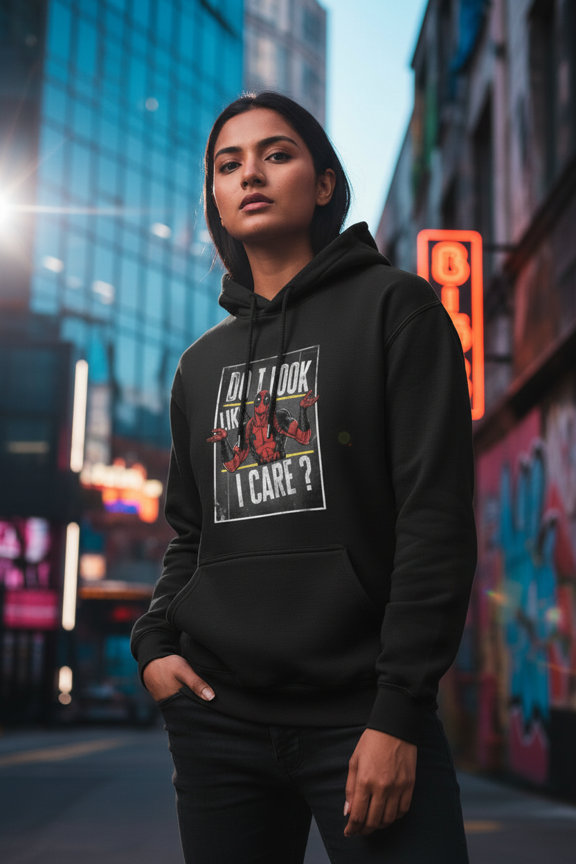 Do I look like I care  Graphic Unisex Hoodie