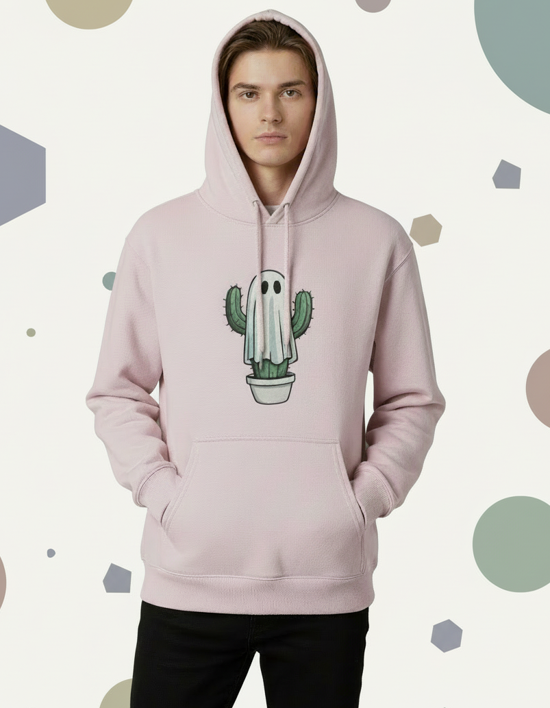 Ghost Cactus Unisex Hoodie