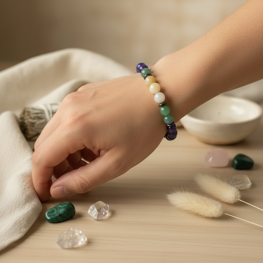 Energy Enhancement Bracelet - 7 Chakras