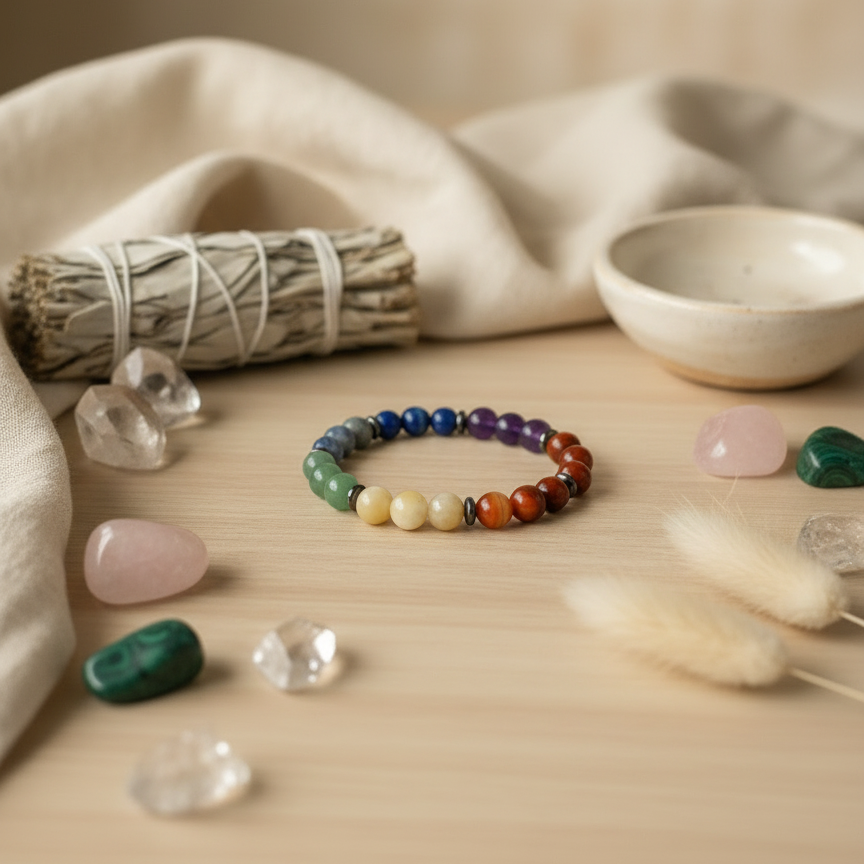 Energy Enhancement Bracelet - 7 Chakras