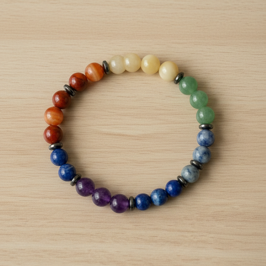 Energy Enhancement Bracelet - 7 Chakras