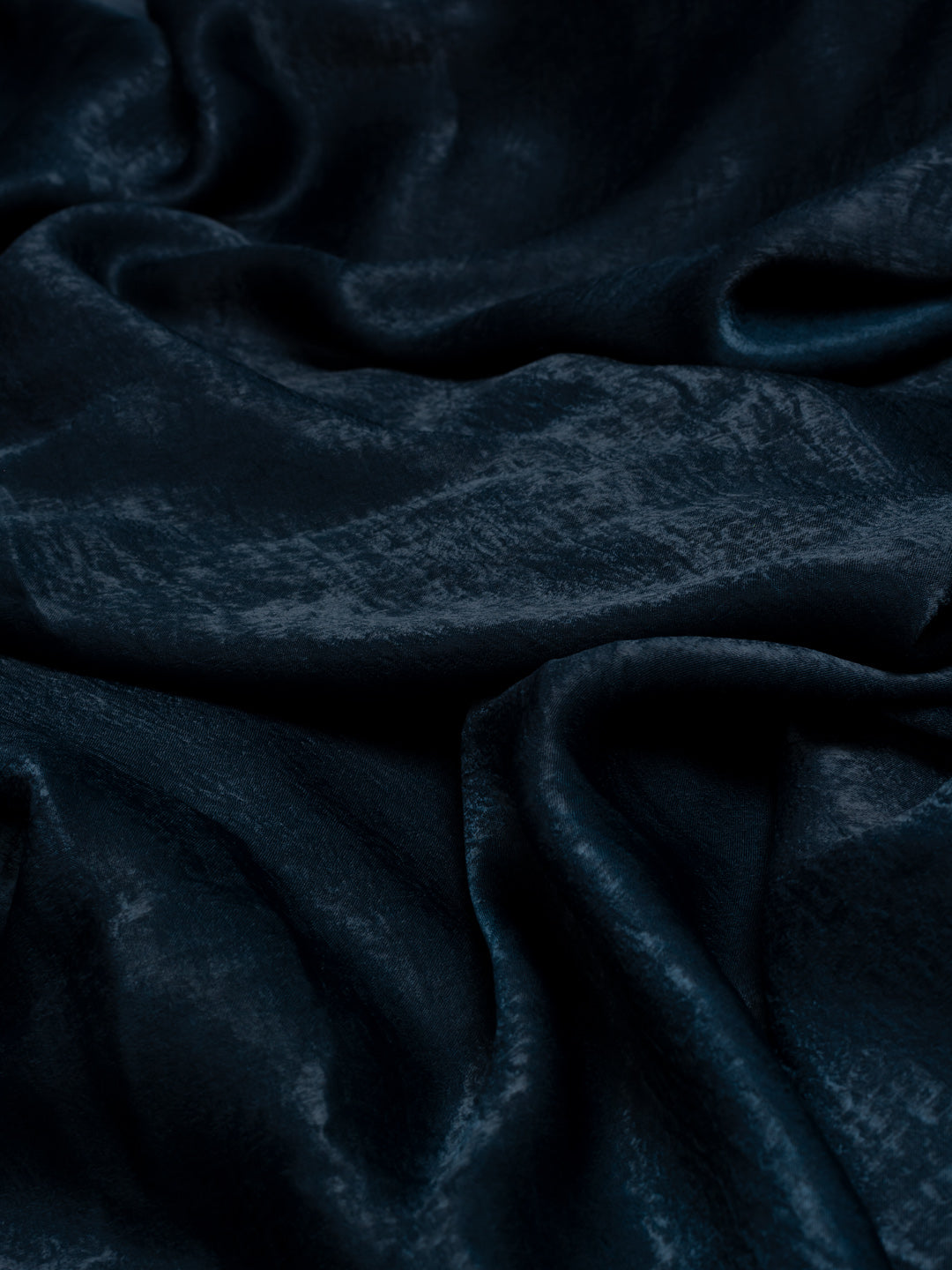 SARIKA Women Teal Blue Solid Velvet Chiffon