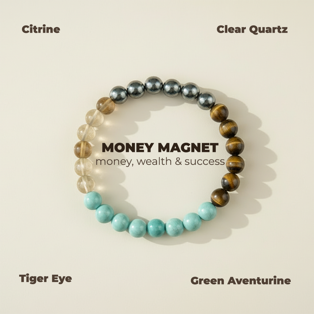 Money Magnet Crystal Bracelet for Money, Wealth & Success